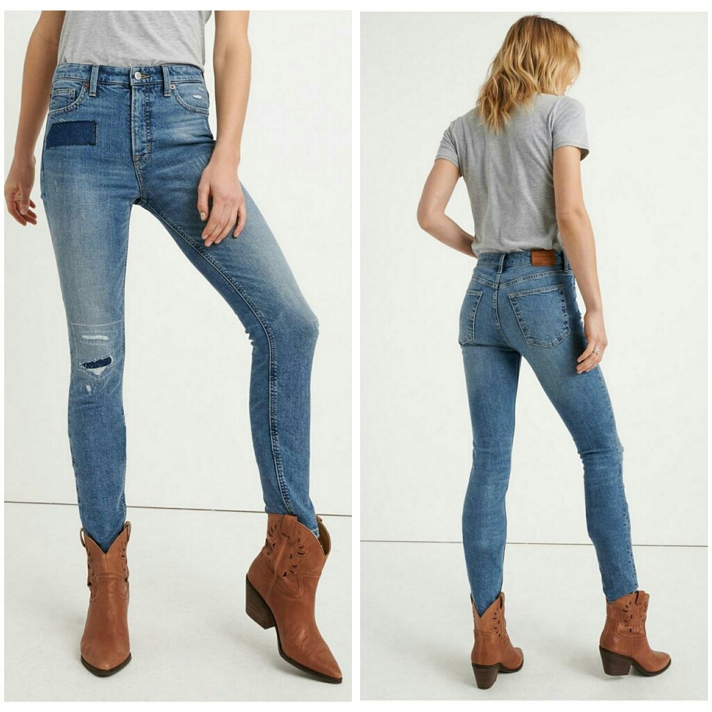 Lucky Brand Bridgette High-Rise Skinny Jea…